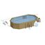 Pool Safran2 mit Maßen und Filteranlage