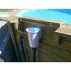 Holzpool mit Filteranlage