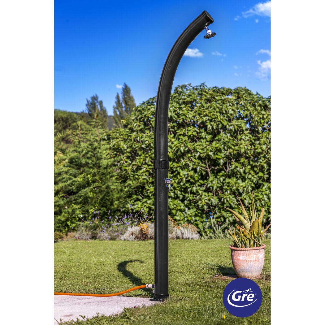 Solardusche schwarz PVC 22 l