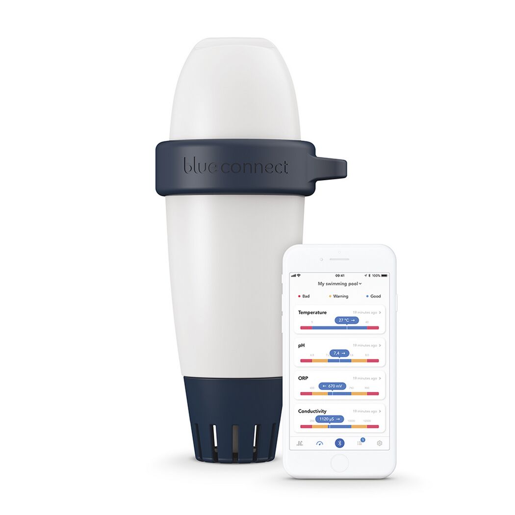 Blue Connect Go und Smartphone zur Wasseranalyse