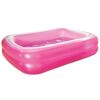 Pinkfarbener Jumbo-Pool