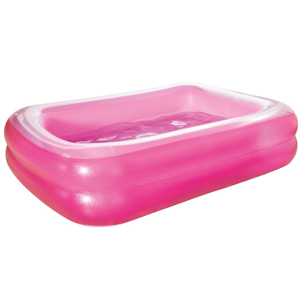 Pinkfarbener Jumbo-Pool