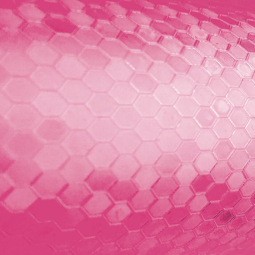 Wabenmuster in Neonpink