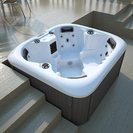 4. Bild von Whirlpool 'Sea Star Pure' anthrazit 180 x 160 x 79 cm