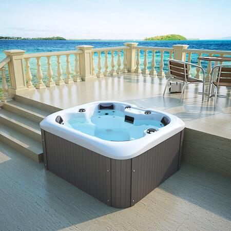 8. Bild von Whirlpool 'Sea Star Pure' anthrazit 180 x 160 x 79 cm