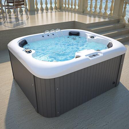 9. Bild von Whirlpool 'Sea Star Pure' anthrazit 180 x 160 x 79 cm
