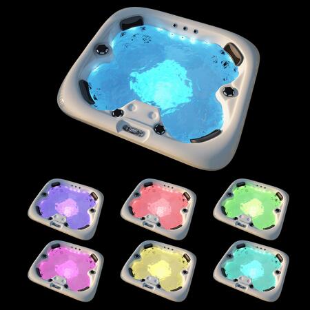 12. Bild von Whirlpool 'Sea Star Pure' anthrazit 180 x 160 x 79 cm