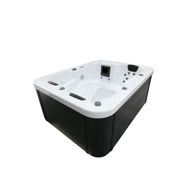 Bild von Whirlpool 'White Marble Pure' anthrazit 210 x 160 x 85 cm