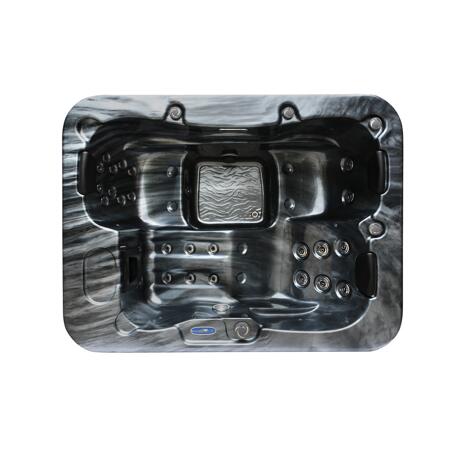 5. Bild von Whirlpool 'Black Marble Pure' anthrazit 210 x 160 x 85 cm