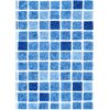 Blaue Poolfolie mit quadratischem Muster