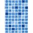 Blaue Mosaikfliesen
