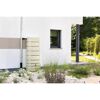 Beiger Wandtank Slim 500 Liter an Hauswand
