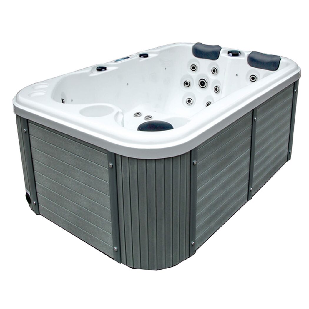 Whirlpool 'Fransisco' silbern 184 x 124 x 75 cm