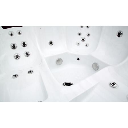 5. Bild von Whirlpool 'Domenico' silbern 216 x 216 x 92 cm