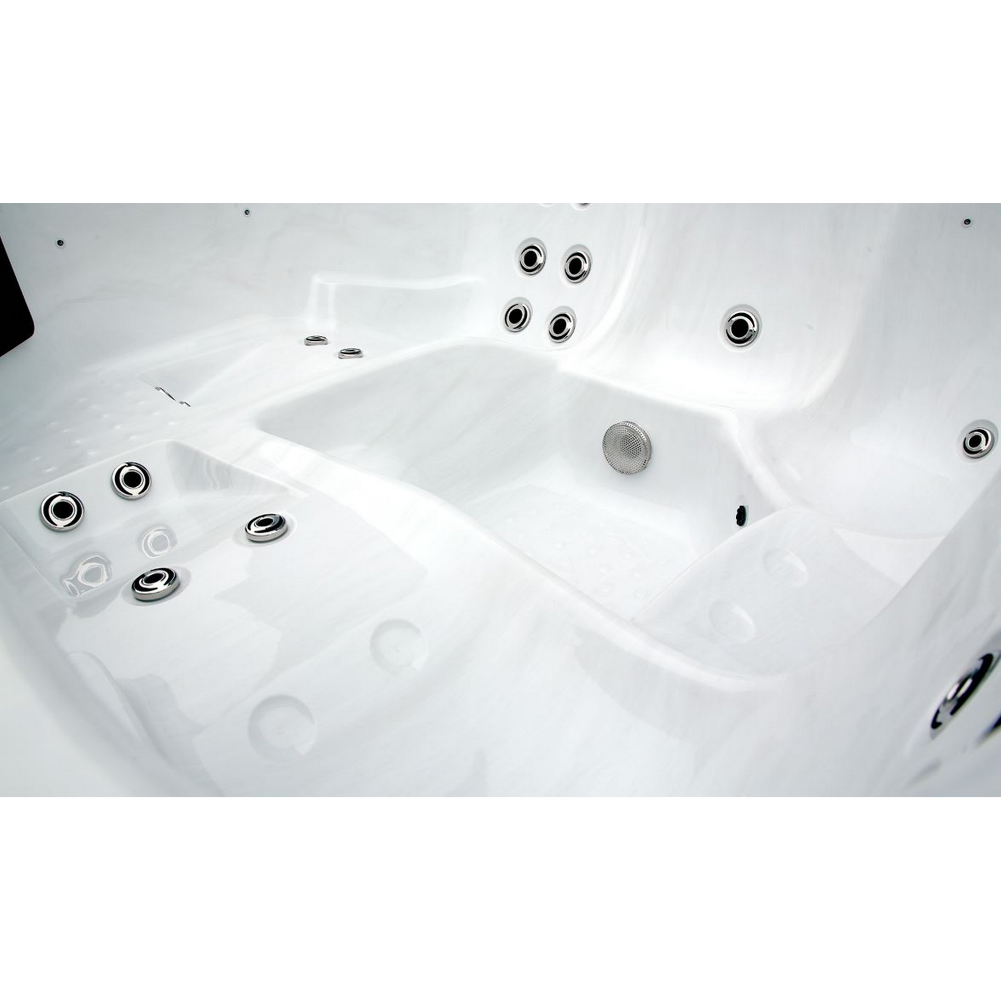 Whirlpool 'Domenico' silbern 216 x 216 x 92 cm + product picture