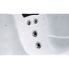 Whirlpool 'Domenico' silbern 216 x 216 x 92 cm