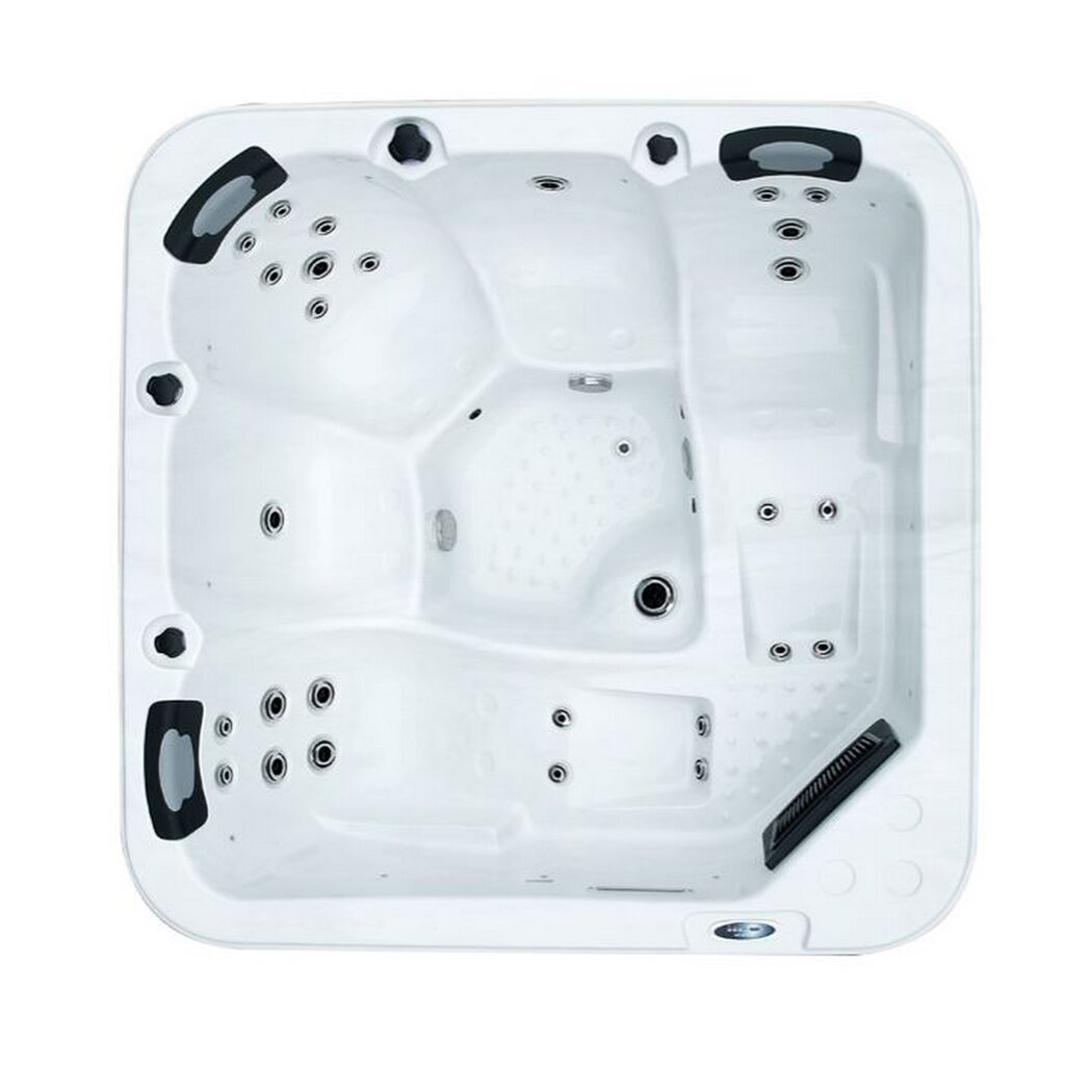 Whirlpool 'Domenico' silbern 216 x 216 x 92 cm