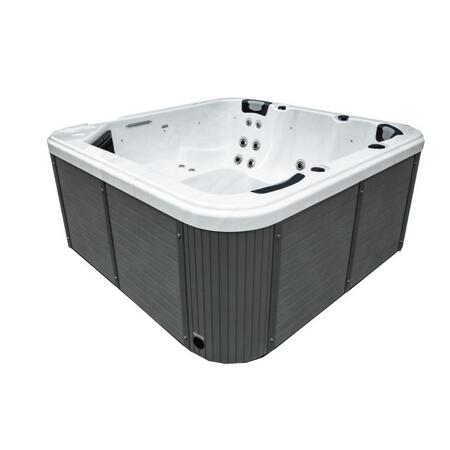 2. Bild von Whirlpool 'Domenico' silbern 216 x 216 x 92 cm