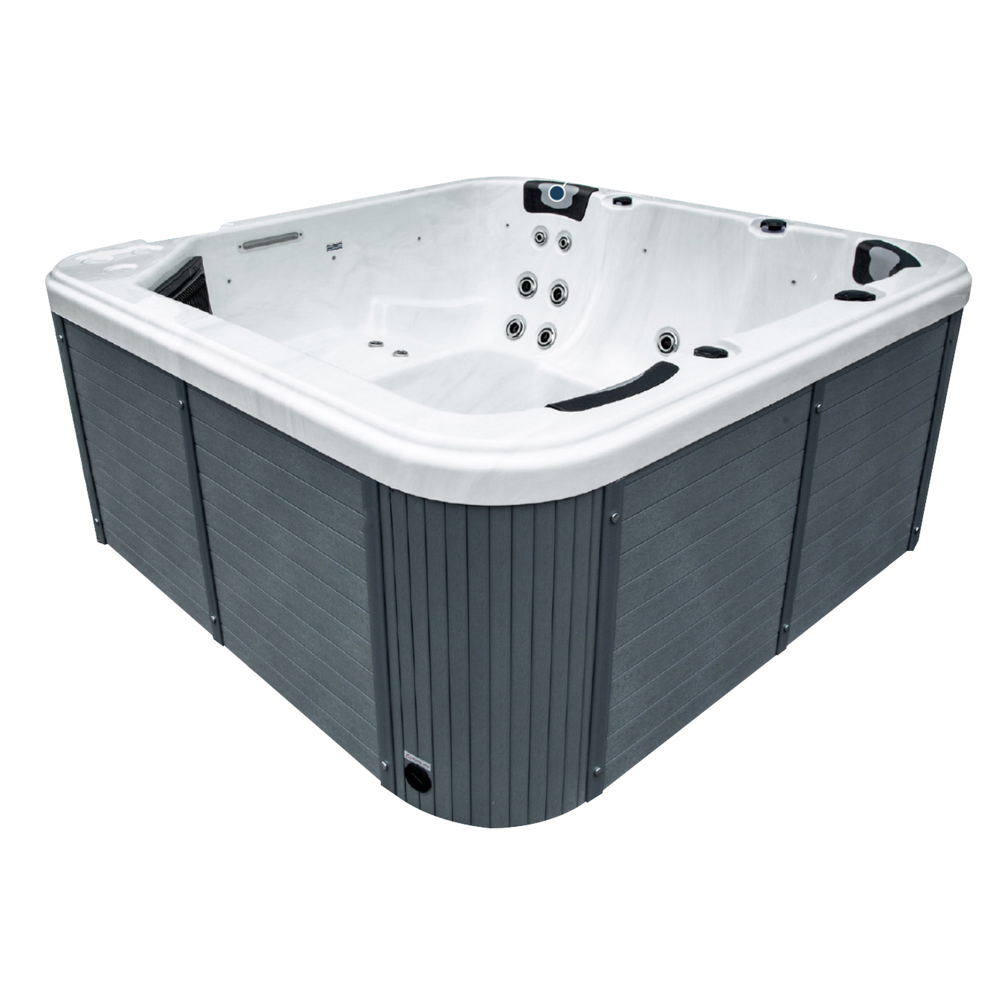 Whirlpool 'Domenico' silbern 216 x 216 x 92 cm + product picture