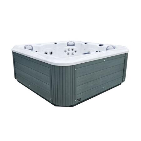 2. Bild von Whirlpool 'Correll Classic' silbern 200 x 200 x 82 cm, 1100 l, 30 Düsen