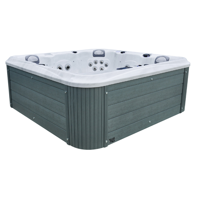 Bild von Whirlpool 'Correll Classic' silbern 200 x 200 x 82 cm, 1100 l, 30 Düsen