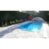 Einbaupool-Set 'Bare' Glasfaserkunststoff sand rock 7,5 x 3,5 x 1,5 m