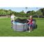 PVC-Abdeckplane 'Flowclear' schwarz 305 x 184 cm