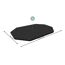 PVC-Abdeckplane 'Flowclear' schwarz 305 x 184 cm