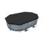 PVC-Abdeckplane 'Flowclear' schwarz 305 x 184 cm