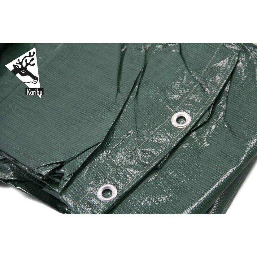 Winterabdeckplane grün 480 x 480 cm, für Massivholzpool Modell 1
