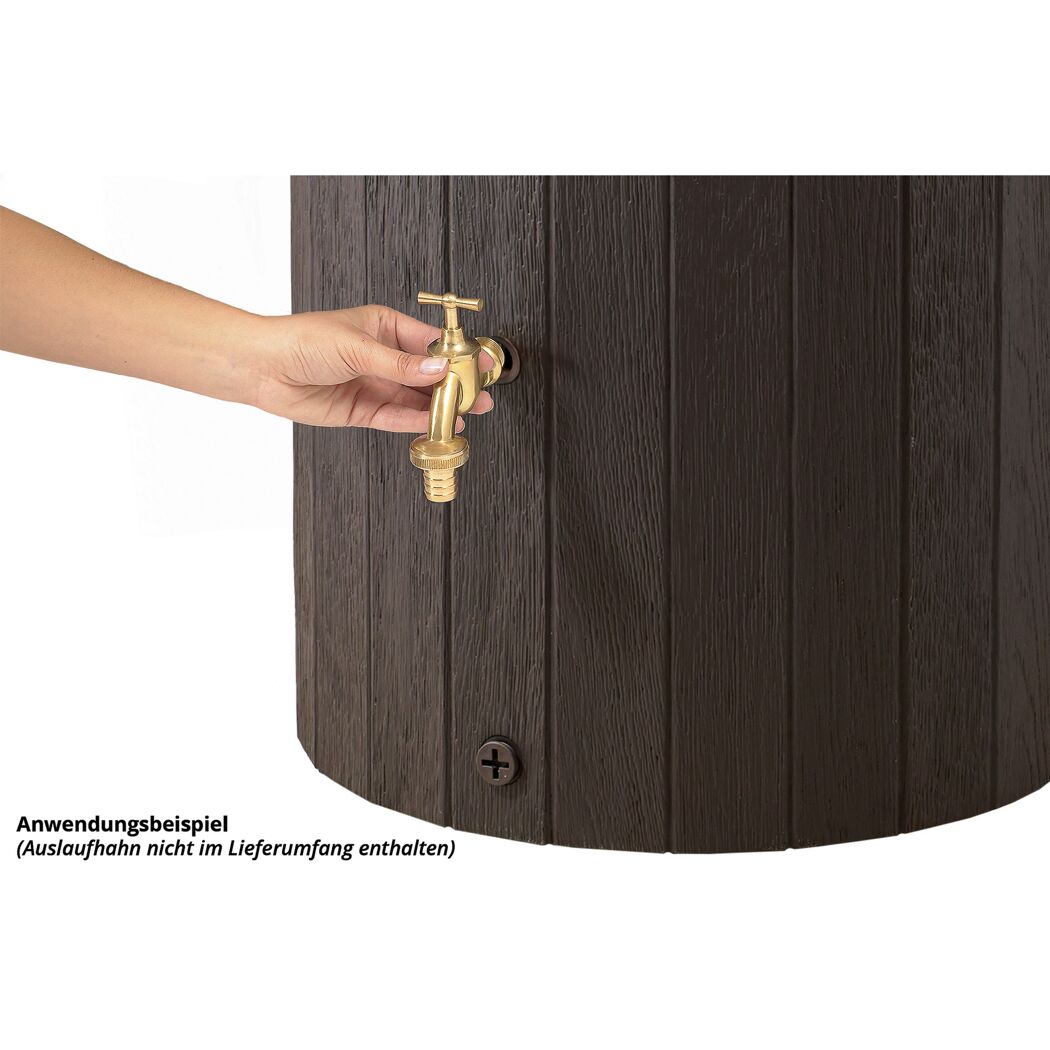 Regentonne 'Timber' braun 230 l
