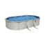 Stahlwandpool-Set 'Hydrium' Set 610 x 360 x 120 cm mit Sicherheitsleiter und Sandfilteranlage