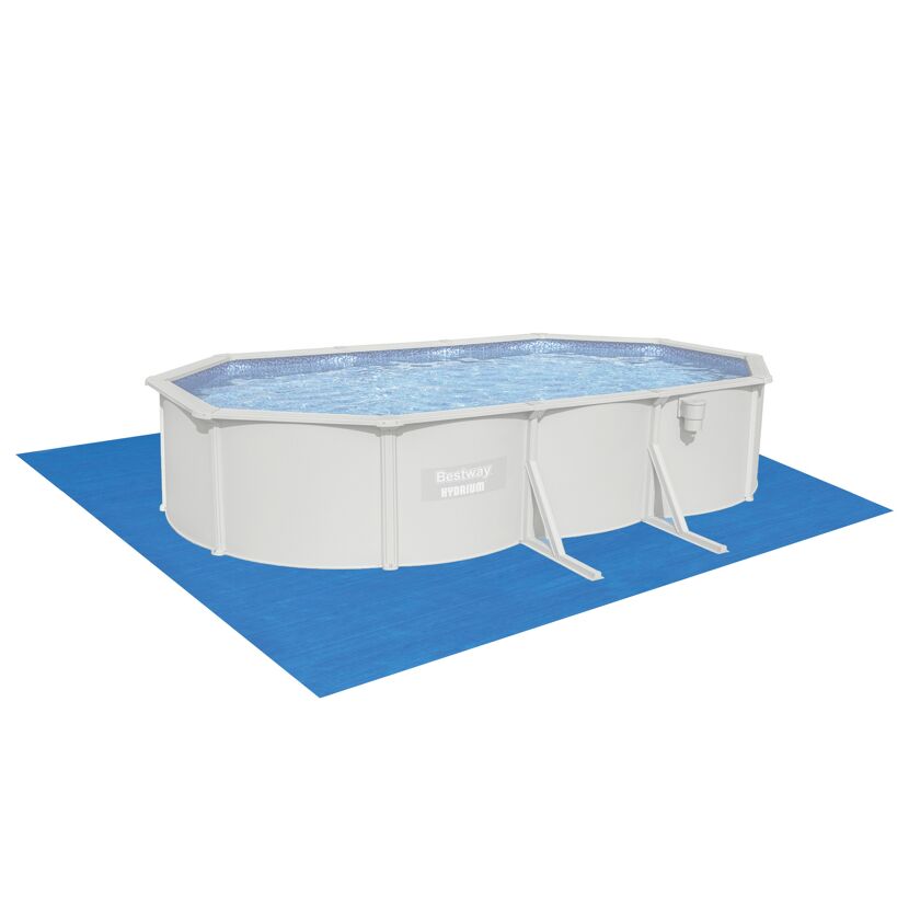 Stahlwandpool-Set 'Hydrium' Set 610 x 360 x 120 cm mit Sicherheitsleiter und Sandfilteranlage