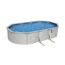 Stahlwandpool-Set 'Hydrium' Set 610 x 360 x 120 cm mit Sicherheitsleiter und Sandfilteranlage