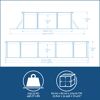 Stahlwandpool-Set 'Hydrium' Set 610 x 360 x 120 cm mit Sicherheitsleiter und Sandfilteranlage