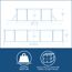 Stahlwandpool-Set 'Hydrium' Set 610 x 360 x 120 cm mit Sicherheitsleiter und Sandfilteranlage