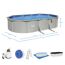 Stahlwandpool-Set 'Hydrium' Set 610 x 360 x 120 cm mit Sicherheitsleiter und Sandfilteranlage