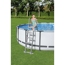 Verkleinertes Bild von Pool-Sicherheitsleiter 'Flowclear™' Stahl 2 x 4 Stufen, 132 cm