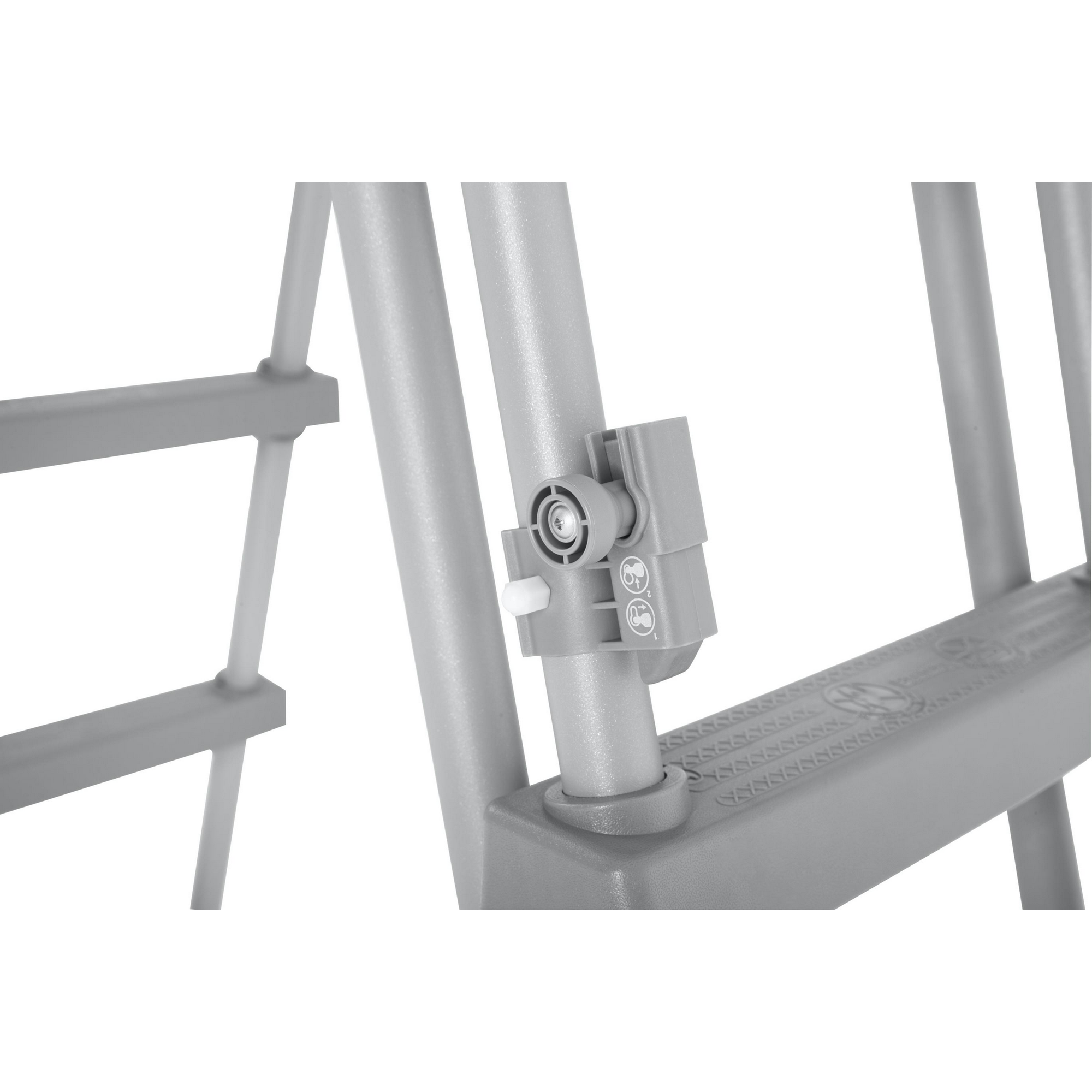 Pool-Sicherheitsleiter 'Flowclear™' Stahl für Pools bis 132 cm + product picture