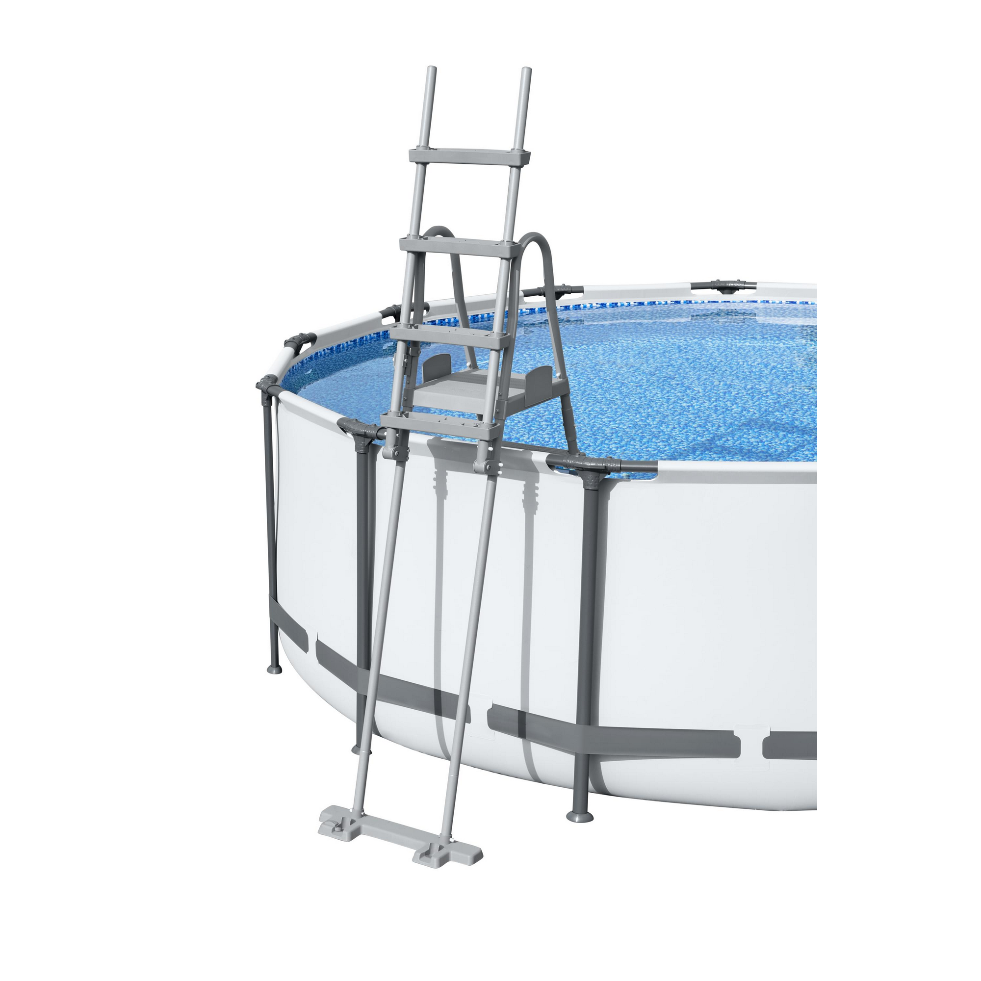 Pool-Sicherheitsleiter 'Flowclear™' Stahl 2 x 4 Stufen, 132 cm + product picture