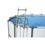 Verkleinertes Bild von Pool-Sicherheitsleiter 'Flowclear™' Stahl 2 x 3 Stufen, 107 cm
