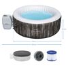 Aufblasbarer Whirlpool Lay-Z-Spa Bahamas mit Zubehör.