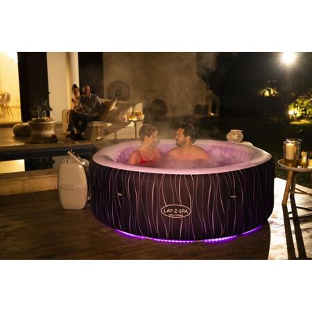 10. Bild von Whirlpool 'LAY-Z-SPA®Hollywood AirJet™' schwarz Ø 196 x 66 cm, mit LED