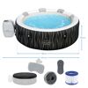 Aufblasbarer Whirlpool LAY-Z-SPA Hollywood mit Zubehör