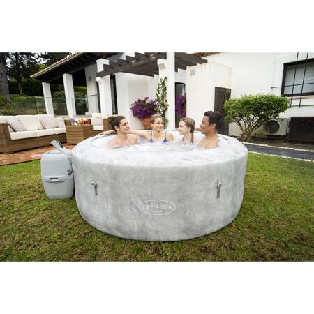 9. Bild von Whirlpool 'LAY-Z-SPA® ECO-Zurich AirJet™' grau Alabaster-Optik Ø 180 x 66 cm