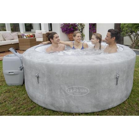 10. Bild von Whirlpool 'LAY-Z-SPA® ECO-Zurich AirJet™' grau Alabaster-Optik Ø 180 x 66 cm