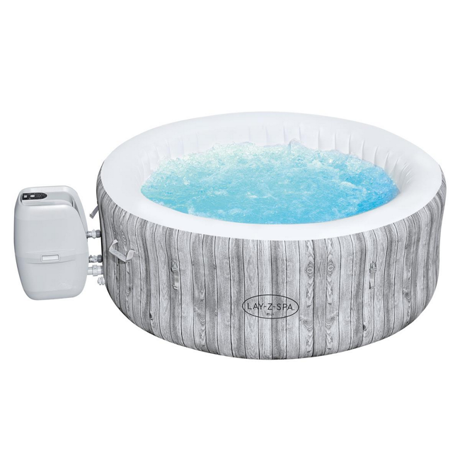 Bild von Whirlpool 'LAY-Z-SPA® Fiji AirJet™' grau Holz-Optik Ø 180 x 66 cm