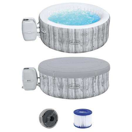 3. Bild von Whirlpool 'LAY-Z-SPA® Fiji AirJet™' grau Holz-Optik Ø 180 x 66 cm