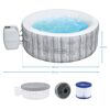 Aufblasbarer Whirlpool Lay-Z-Spa Fiji mit Zubehör.