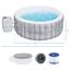 Aufblasbarer Whirlpool Lay-Z-Spa Fiji mit Zubehör.